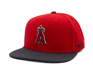 Kappe Nike - Dri-Fit Pro - Los Angeles Angels - Gym Red 6DL/Pitch Blue 4FA