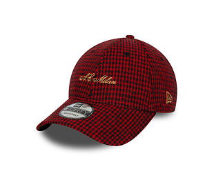 Kappe New Era - Houndstooth 9FORTY - AC MILAN - Black