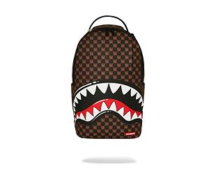 Rucksack Sprayground - Sharks In Paris Wtf Bubble Brown Check Backpack