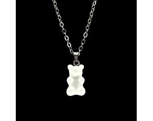 Kette Fainz - Mono Bear Chain - White Mono