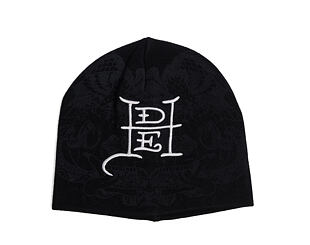 Mütze Ed Hardy - Unisex Flaming Skull Beanie - Black