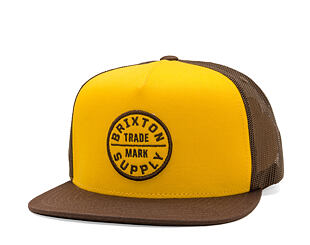 Kappe Brixton - Oath Mp Trucker Hat - Golden Hour/Coco