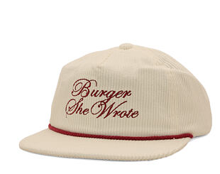 Kappe Brixton - Burger She Wrote Snapback - Natural