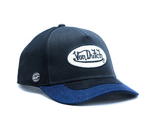 Kappe Von Dutch - Trucker - Denim Visor Patch Premium - Black / Navy