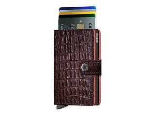 Geldbörse Secrid Miniwallet Nile Brown