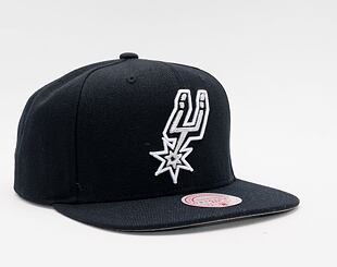 Cap Mitchell & Ness - Team Ground 2.0 Snapback - San Antonio Spurs - Schwarz