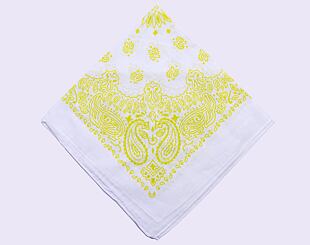 Tuch Urban Classics Bandana White/Yellow