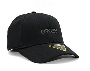 Kappe Oakley - 6 Panel Stretch Metallic Hat - Blackout