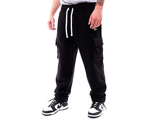 Trainerhose New Era Cargo Joggers Black / White