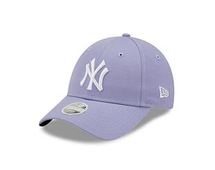 Damen Kappe New Era - Womens 9FORTY League Essential - NY Yankees - Lavender / White