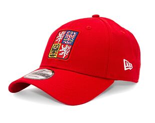 Kappe New Era 9FORTY National Team - Czech Republic Scarlet