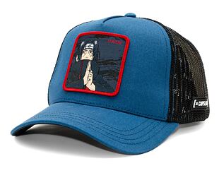 Kappe Capslab Naruto Trucker - Itachi - Royal Blue / Black