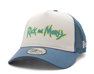 Kappe New Era 9FORTY A-Frame Trucker Character Trucker Rick and Morty - Uniform Blue