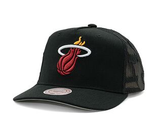 Kappe Mitchell & Ness - NBA Monogram Trucker Miami Heat Black