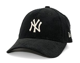 Damen Kappe New Era - 9FORTY Cord - NY Yankees - Black / Off White