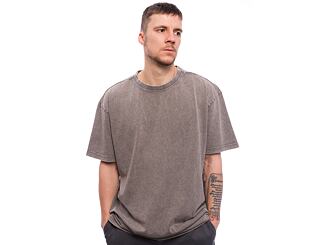 T-Shirt Brandit Acid Washed Heavy Oversized Tee Asphalt