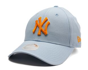 Damen Kappe New Era - MLB Essential 9FORTY - NY Yankees - Pastel Blue / Orange Glaze