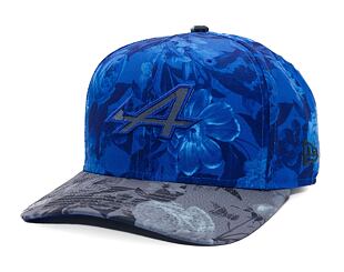 Kappe New Era - F1 Tonal Floral 9FIFTY Original Fit - Alpine Racing - Light Navy / Graphite