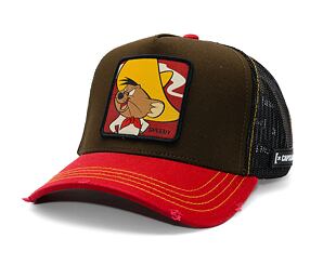 Kappe Capslab - Trucker Looney Tunes - Speedy - Brown/Red