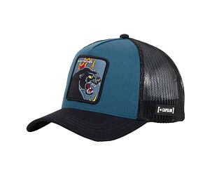 Kappe Capslab - Trucker Black Panther - Night Blue