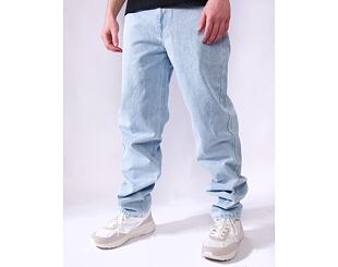 Hose Karl Kani - Og Baggy Five Pocket Flames Denim - bleached blue