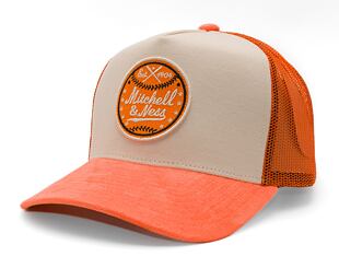 Kappe Mitchell & Ness - Baseball Trucker - Cream/Maroon