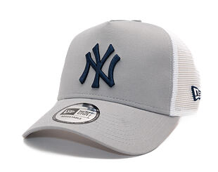 Kappe New Era - MLB Side Patch 9FORTY Trucker - NY Yankees - Grey