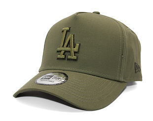 Kappe New Era - MLB Tonal Outline 9FORTY A-Frame - LA Dodgers - New Olive