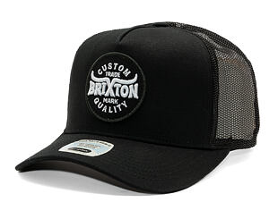 Kappe Brixton - Gibson C Np Mp Trucker Hat - Black/Black
