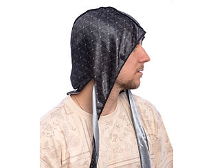 Tuch Karl Kani - Kani Monogram Aop Durag - Black / Grey