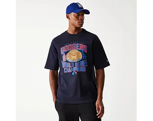 T-Shirt New Era - MLB World Series Oversized Tee - LA Dodgers - Navy