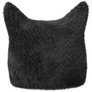 Kangol - Faux Fur Pointed Beanie - Black