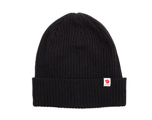 Mütze Fjällräven - Fjällräven Rib Hat Black