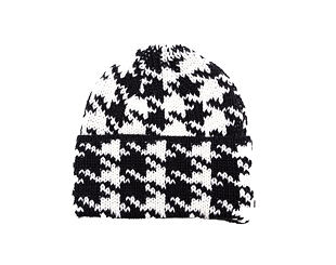 Damen Mütze New Era - Houndstooth Beanie - Cream / Black