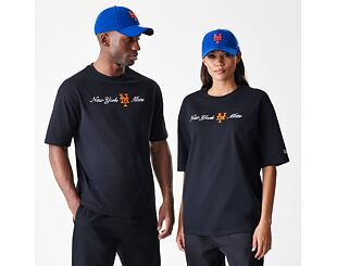 T-Shirt New Era - MLB Graphic Oversized Tee - NY Mets - Black