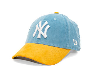 Kinder Kappe New Era - MLB Kids Cord 9FORTY - NY Yankees - Blue Foam / Yellow