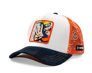 Kappe Capslab Trucker Capslab X Naruto Uzumaki Navy/White/Orange