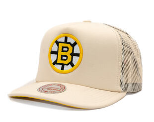 Kappe Mitchell & Ness - Evergreen Trucker Vntg - NHL - Boston Bruins - Off White