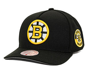 Kappe Mitchell & Ness - Boston Bruins - Double Clutch Pro Snapback - Black
