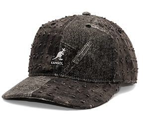 Kappe Kangol - TRENDS PACK - Denim Mashup Baseball - Black Trompe L'Oeil