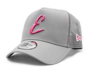 Kappe New Era - Core Logo 9FORTY A-Frame Trucker - Prague Eagles - Grey