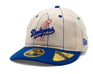 Kappe New Era - MLB Retro Linen Pinstripe 59FIFTY Retro Crown - LA Dodgers - Team Color