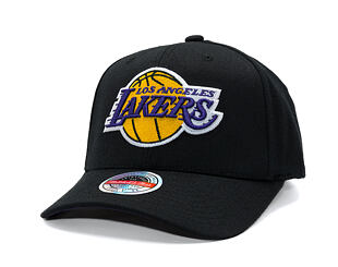 Kappe Mitchell & Ness  - NBA Classic Red Snapback Custom Patch - Los Angeles Lakers - Black