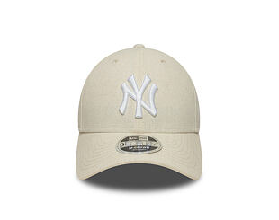 Kappe New Era - MLB Linen 9FORTY M-CROWN - NY Yankees - Stone