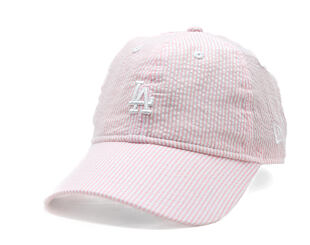 Kinder Kappe New Era - MLB Seersucker 9TWENTY - LA Dodgers - Pink Rouge