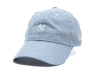 Kinder Kappe New Era - MLB Seersucker 9TWENTY - NY Yankees - Pastel Blue