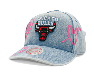 Kappe Mitchell & Ness - Painted Love - NBA - Chicago Bulls - Light Blue