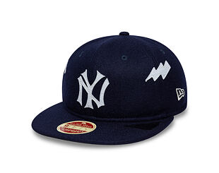 Kappe New Era - MLB IMAGE DROP Heritage 9FIFTY Retro Crown - NY Yankees - Navy / Cream
