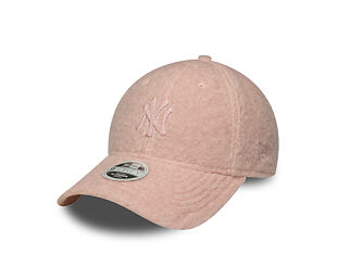 Damen Kappe New Era - MLB Winter Borg Teddy 9FORTY M-CROWN - NY Yankees - Blush Pink