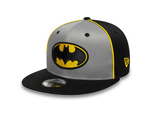 Kinder Kappe New Era - DC Piping 9FIFTY - Batman - Black / Grey